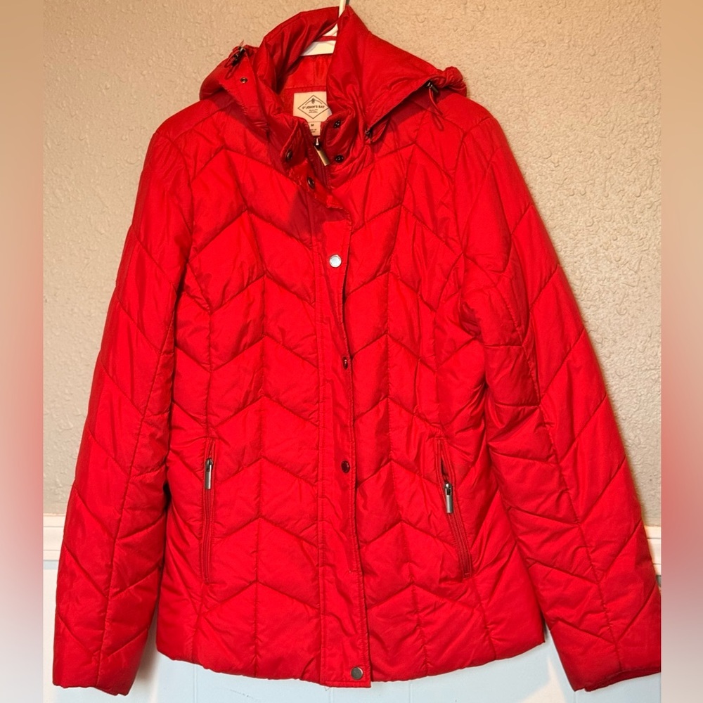 St. John's Bay Red Puffer Jacket